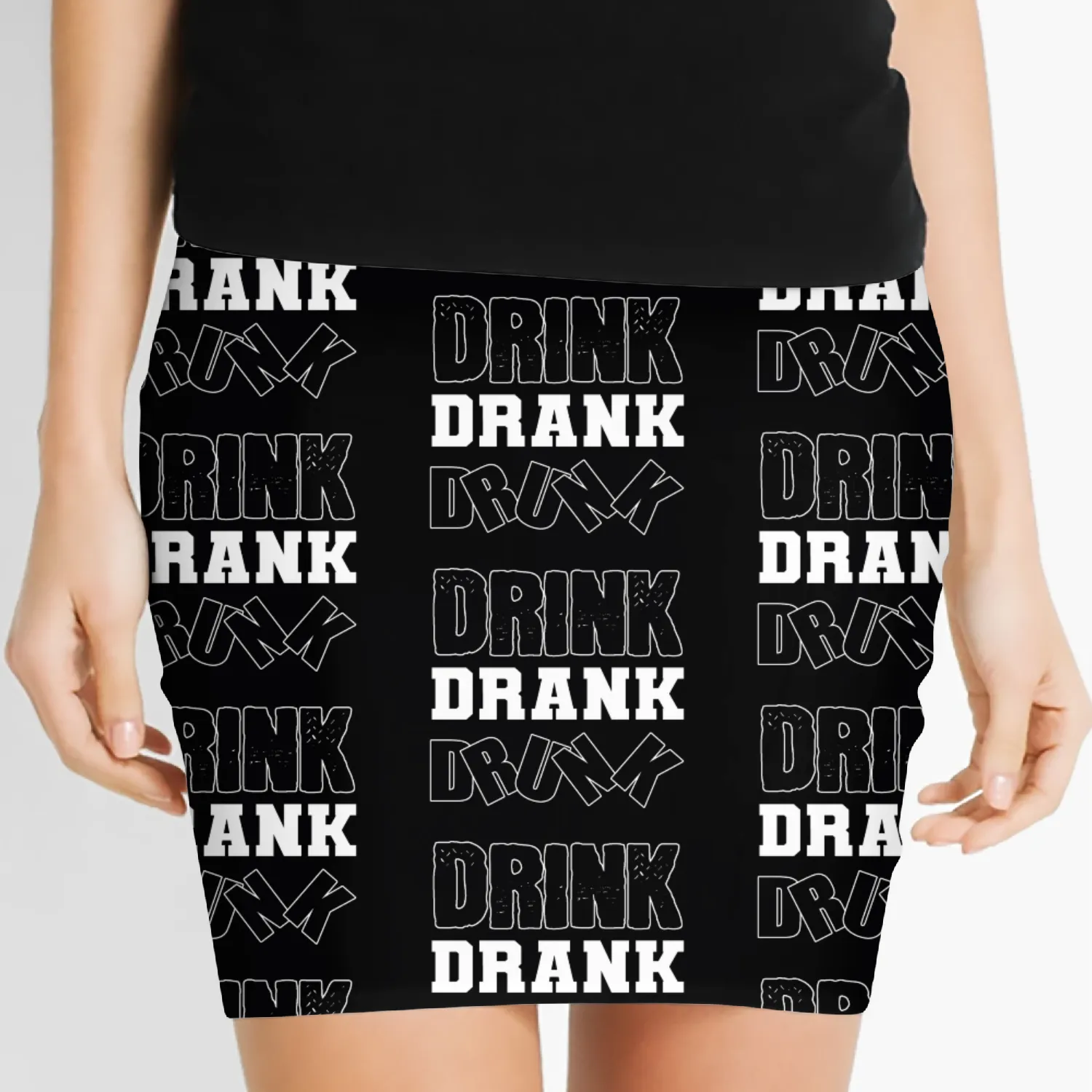 Drink Drank Drunk Party-goer Gift Women's Mini Skirts