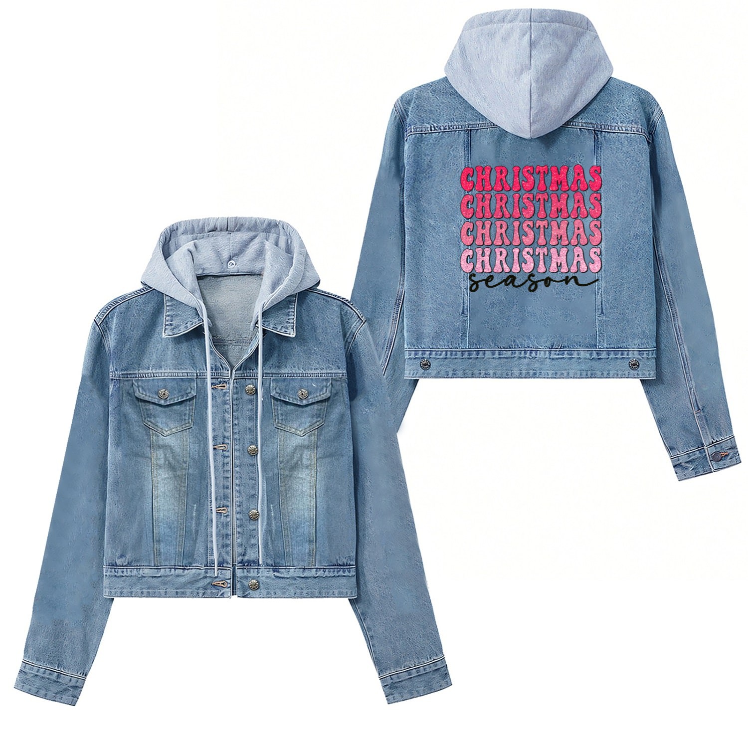 christmas season Women's Denim Jackets