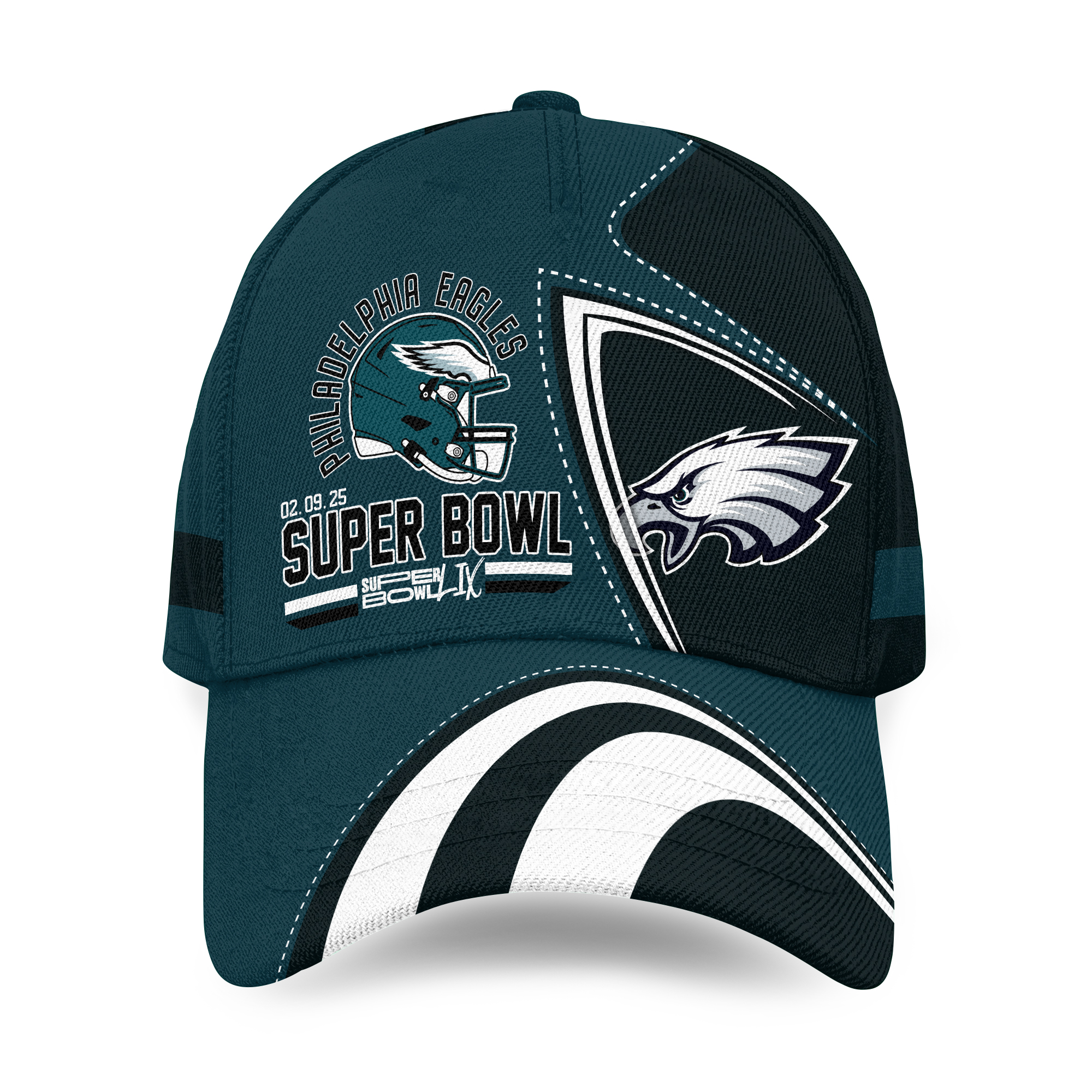 Eagles 02.09.25 Super Bowl Lix Hat Caps For Fans