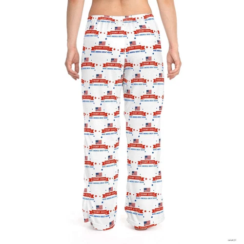 TRUMP 2024 PATTERN Women's Pajama Pants