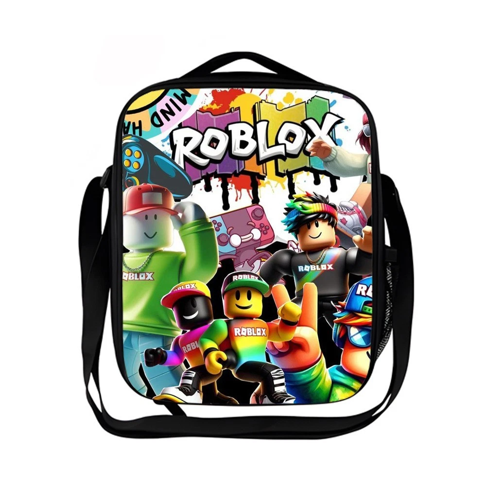 Roblox Kids Lunch Bag, School Picnic Bag
