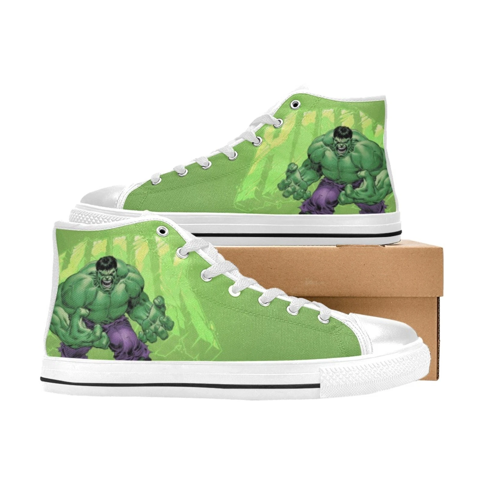 Hulk High Top Shoes Sneakers, Birthday Gift for Him Her