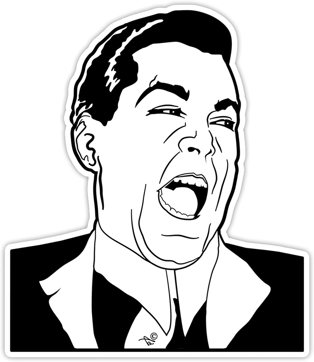 Goodfellas Ray Liotta Laugh Meme Sticker 2"
