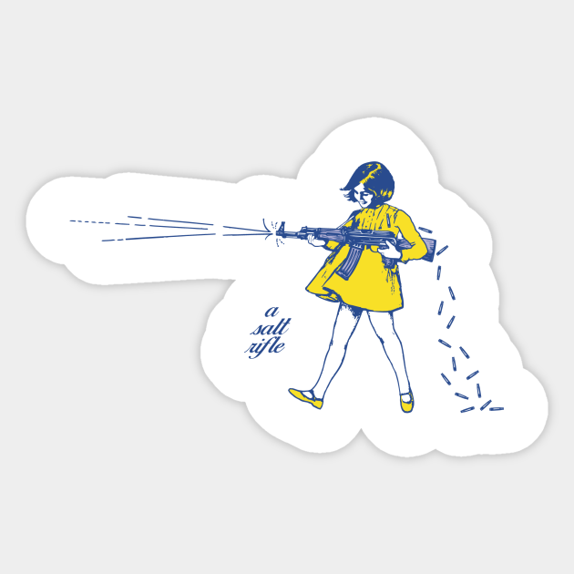 A-Salt-Rifle - Morton Salt Girl - Sticker