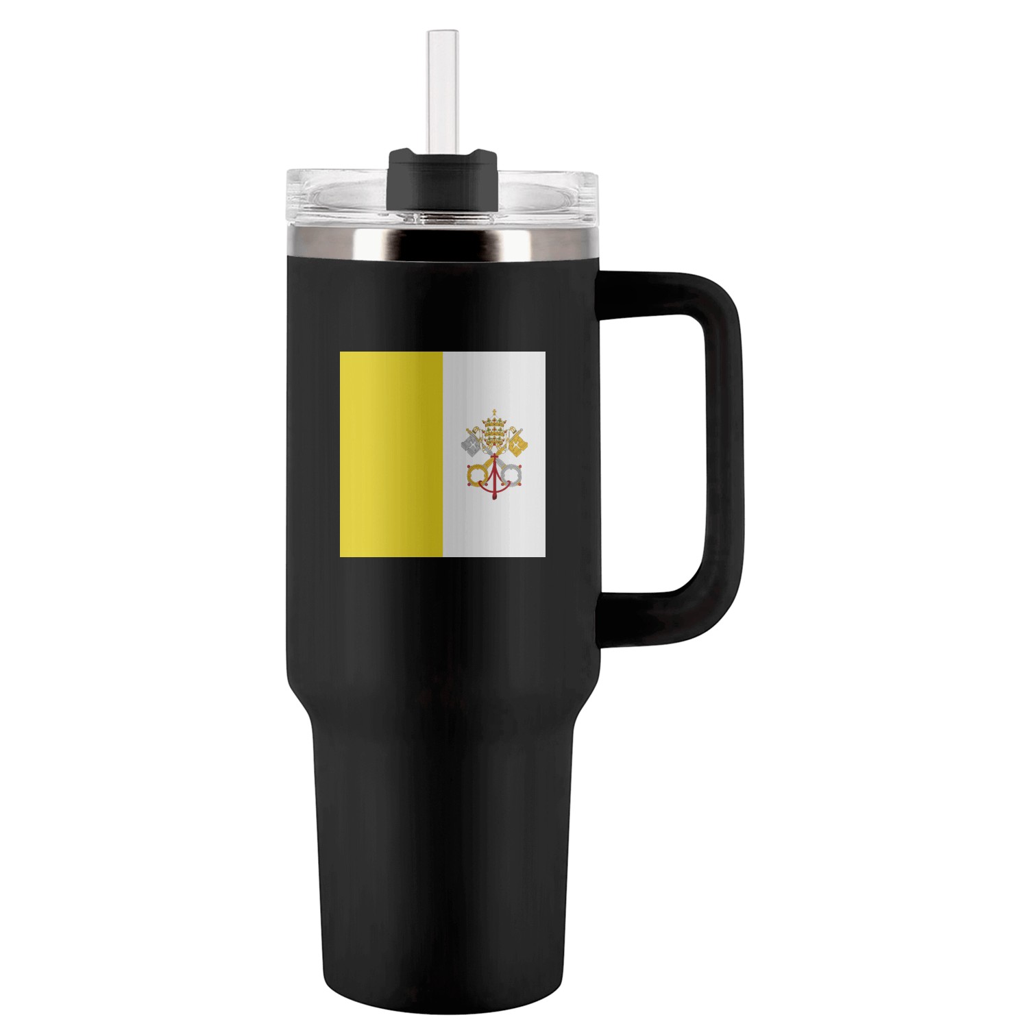 flag vatican Tumblers 40 Oz With Handle