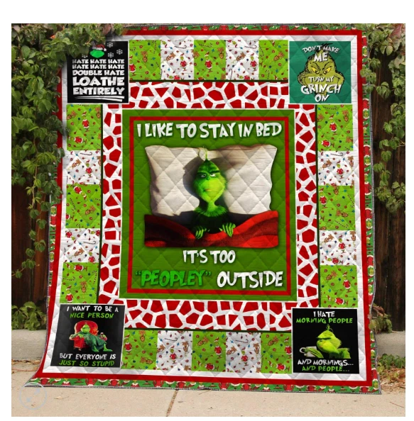 funny character Quilt Blanket Perfect Gift For Fans1