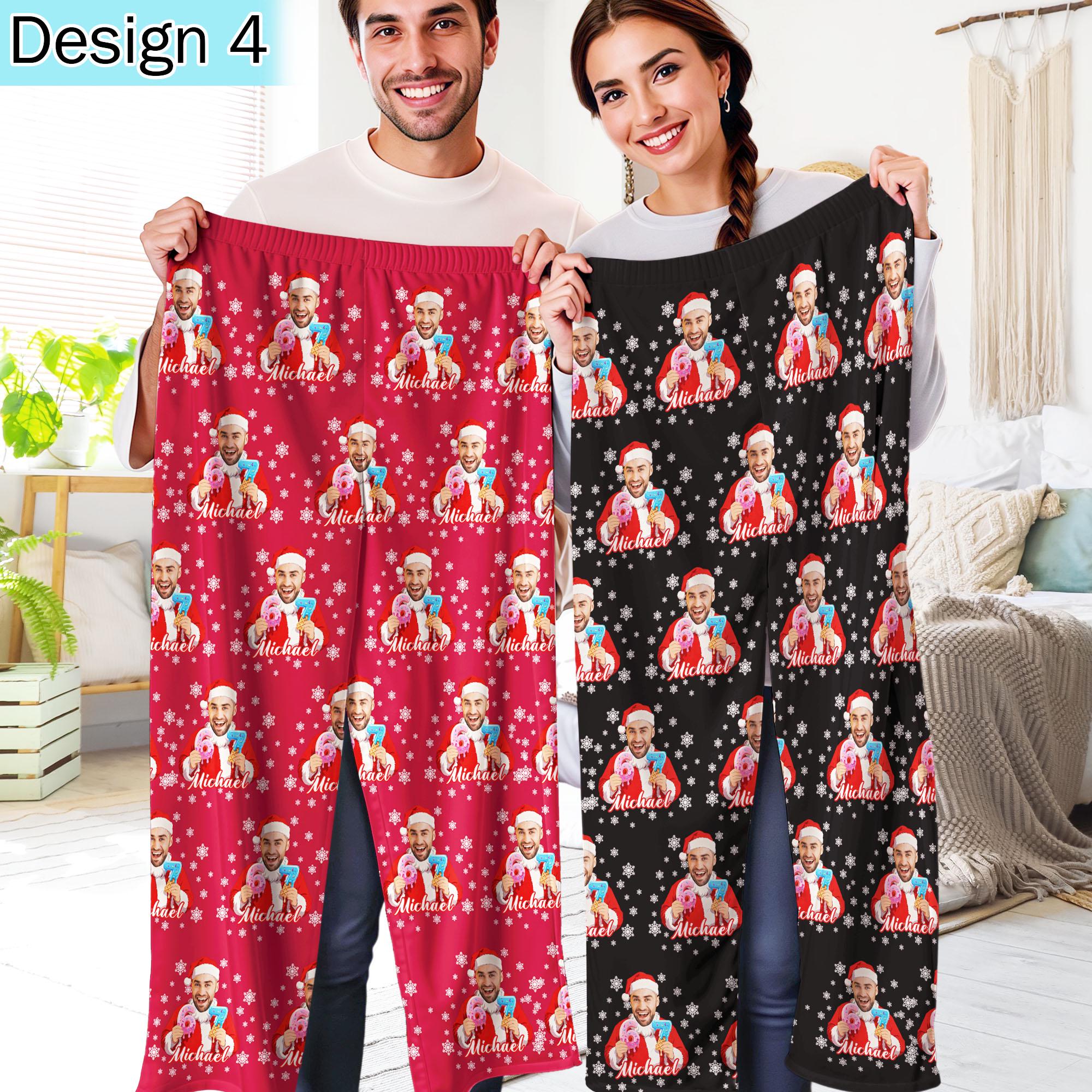Personalized 67 Meme Pajama Pants with Face - Custom Women's Pajama Trousers