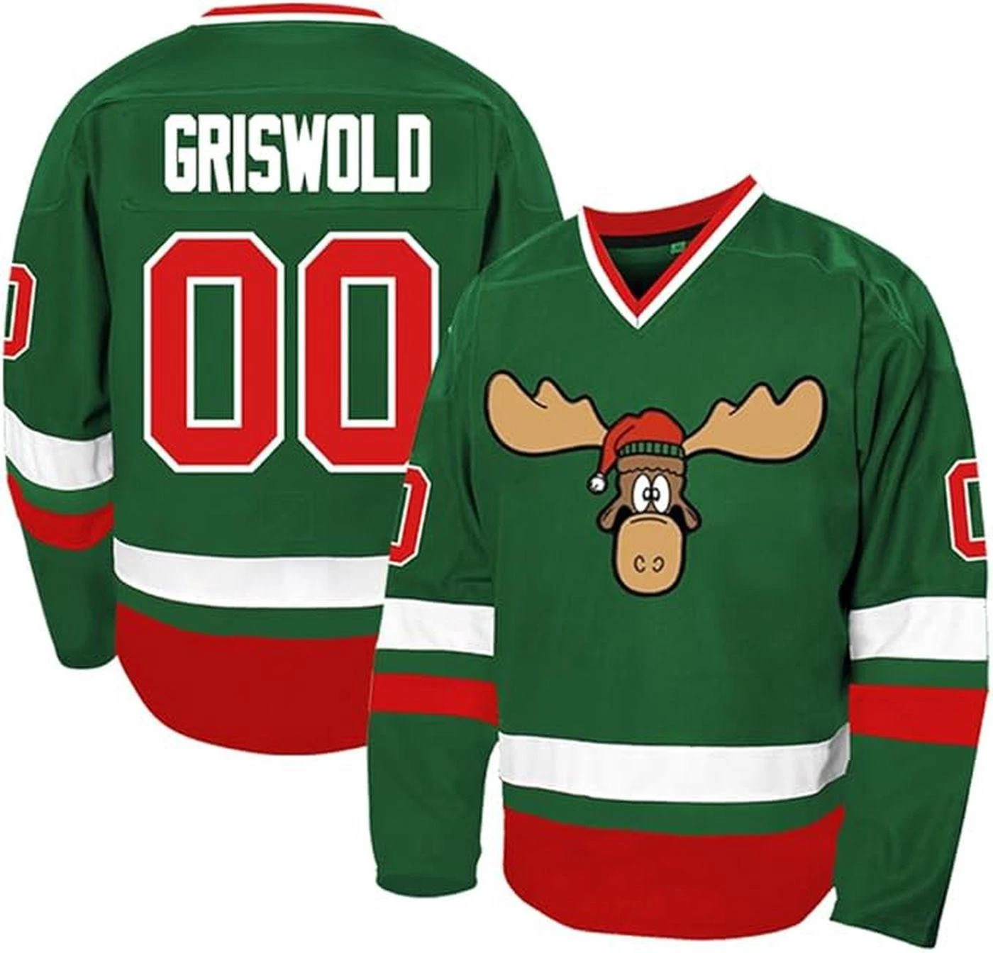 Griswold Christmas Vacation Men's Ice Hockey Shirt Green - Print - Fan Apparel