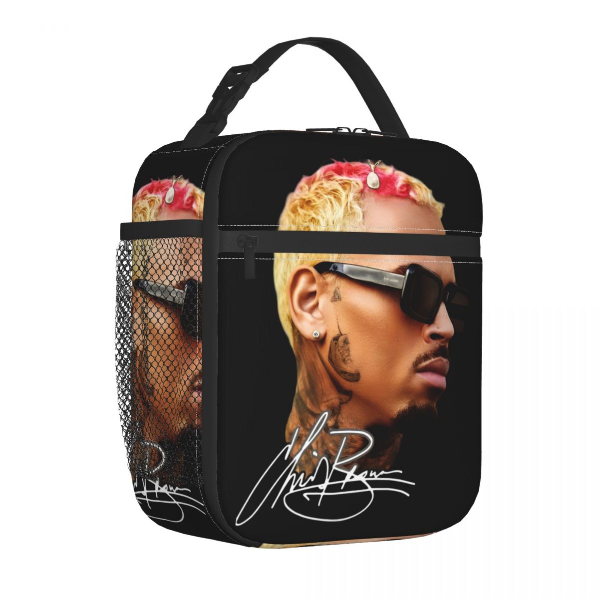 Chris Brown Insulated Kids Lunch Bag for School or Work