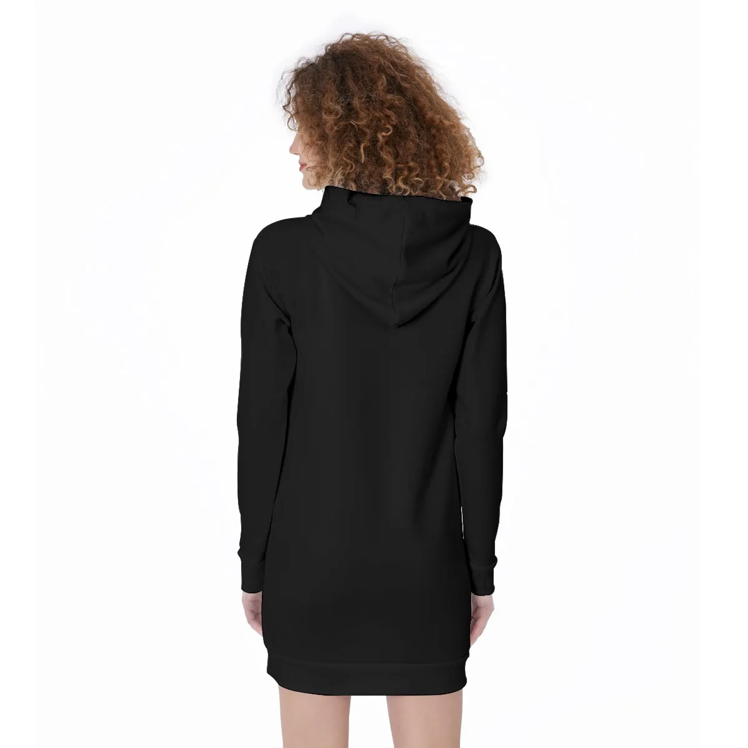 KPop Demon Hunter Hoodie Dress for Girls All-Over Print Long Hoodie, Korean Streetwear, Anime Kawaii Outfit, 200 GSM Soft Fabric