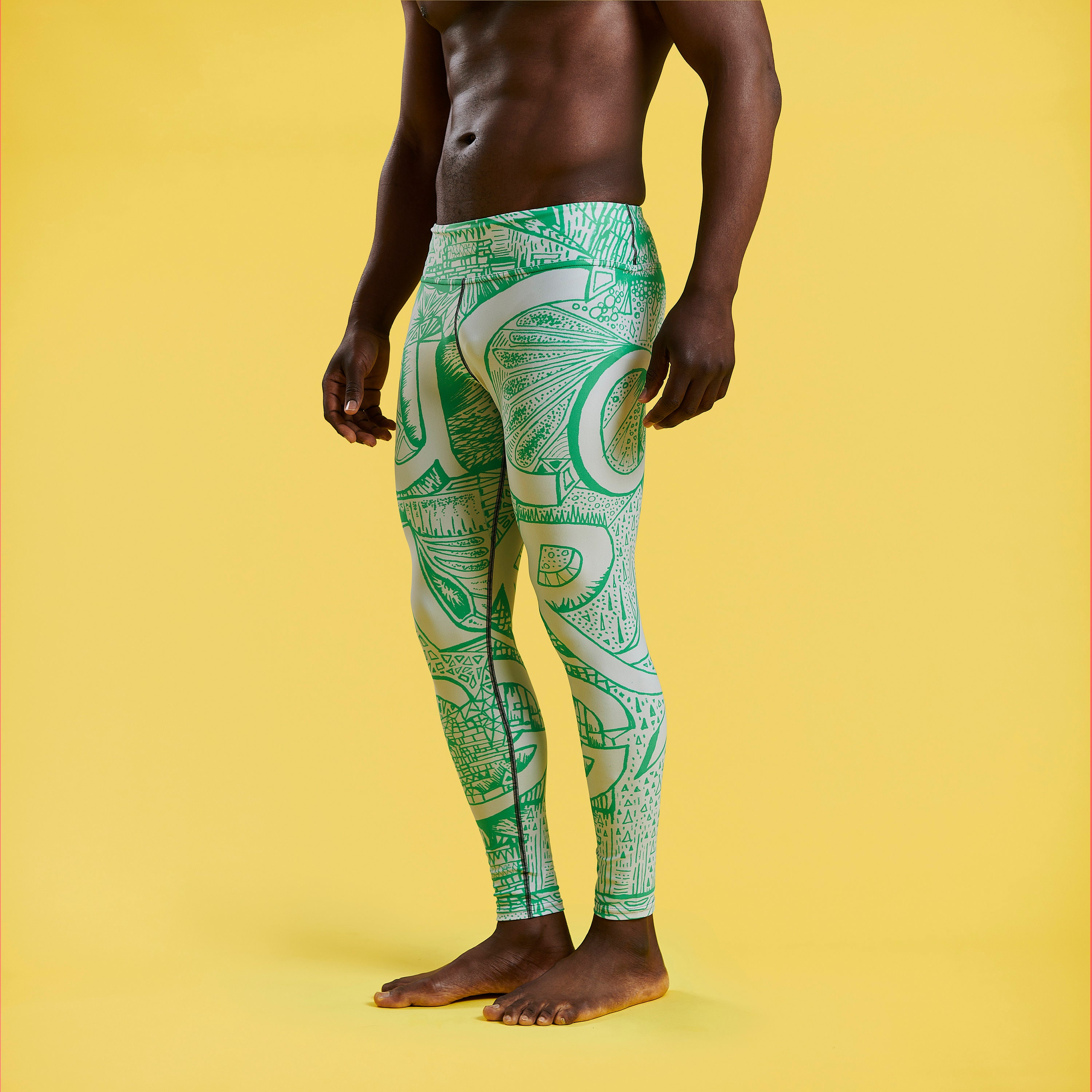 green leggings, unisex leggings, leggings, yoga leggings, mens leggings, meggings