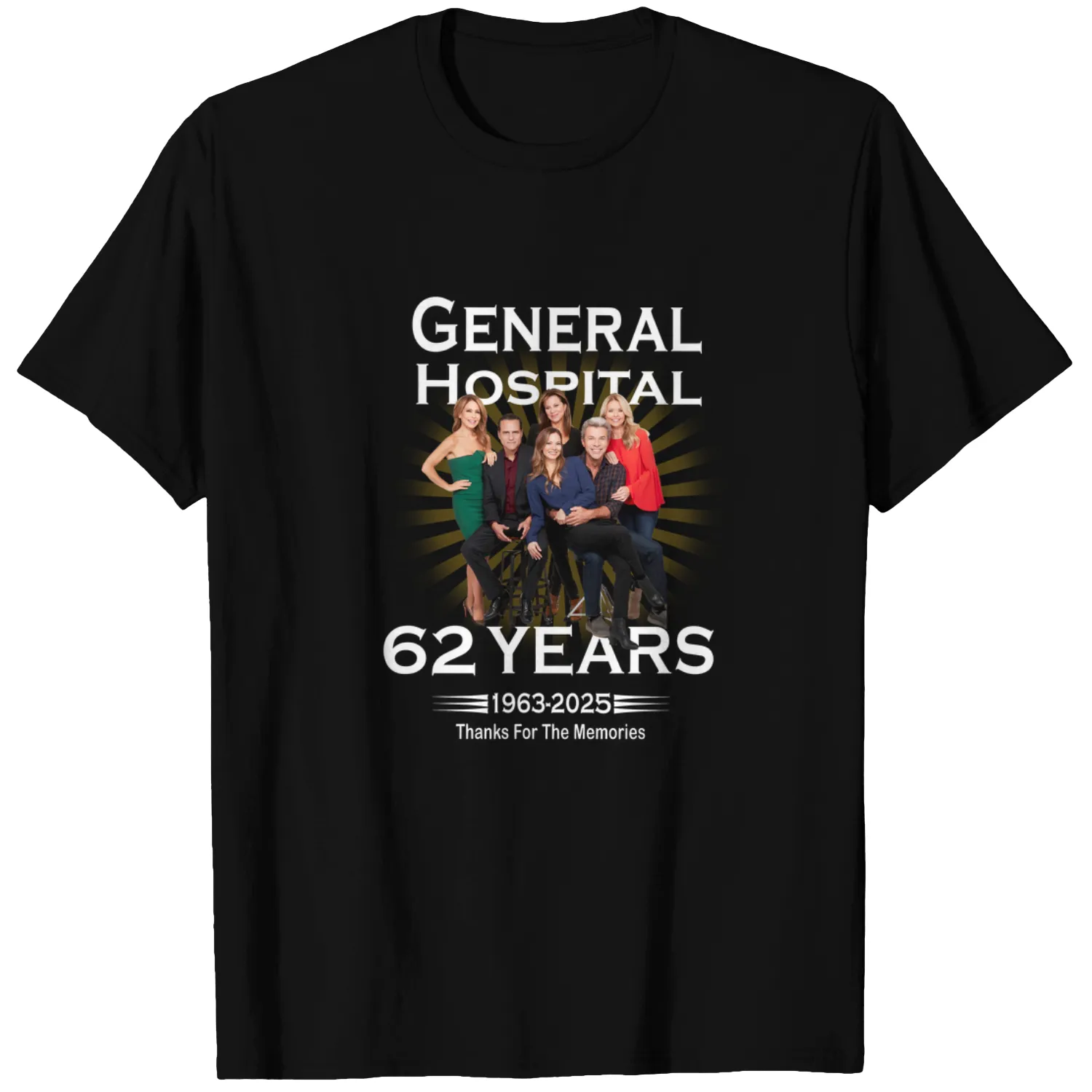 General Hospital T-Shirt, General Hospital 62 Years 1963 2025 Shirt, Healthcare Worker Shirt, Movie Lover Tee, Gift For Fan