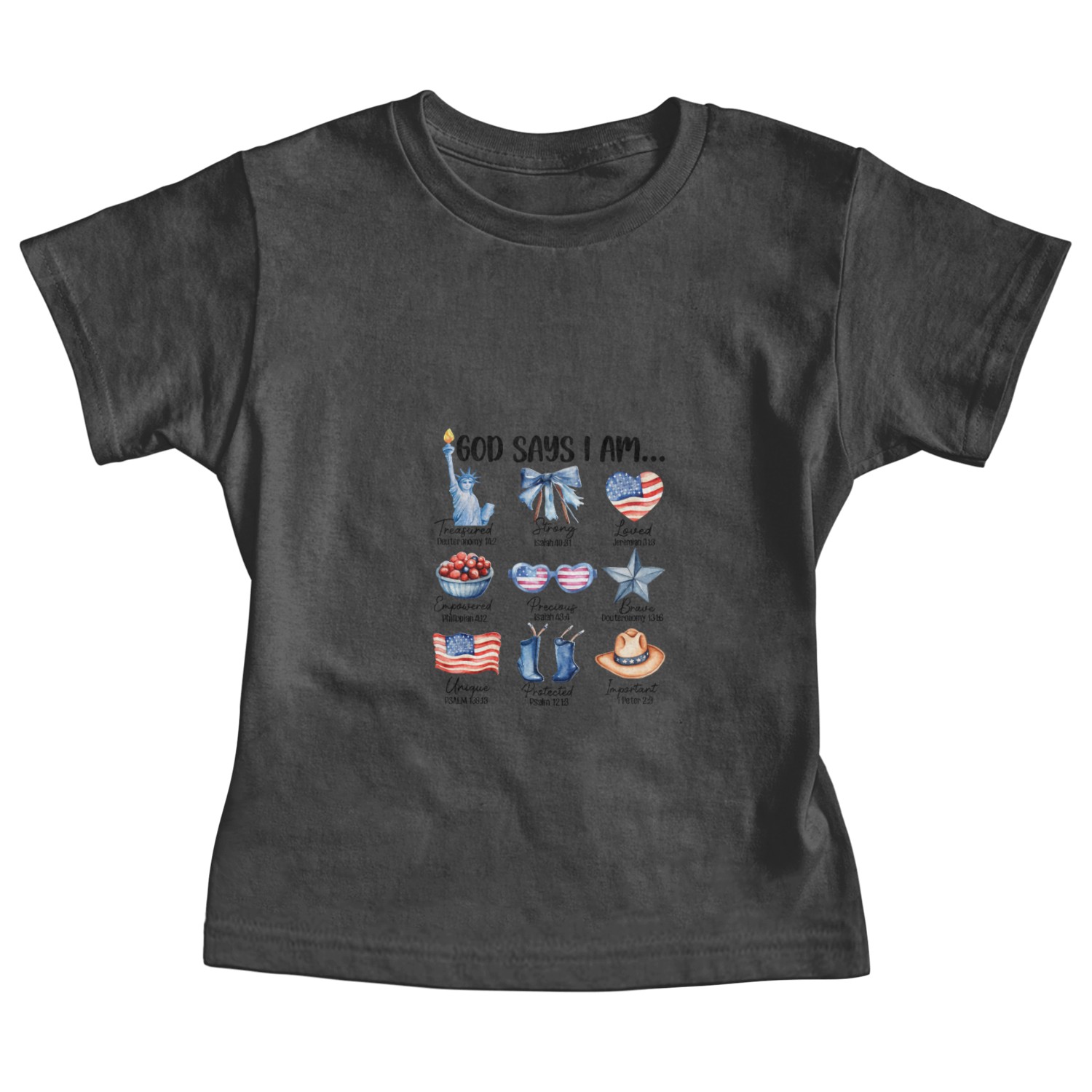 Christian God Says I Am Baby Tees