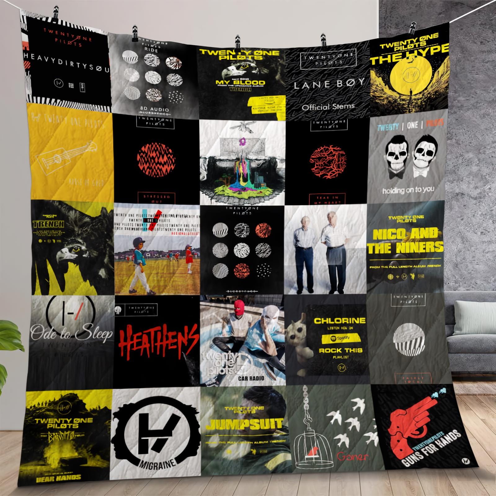 Pilotss Band Albums Quilt Blanket, Christmas Band Bedding, Lover Pilotss Blanket, Christmas Gift Bedding