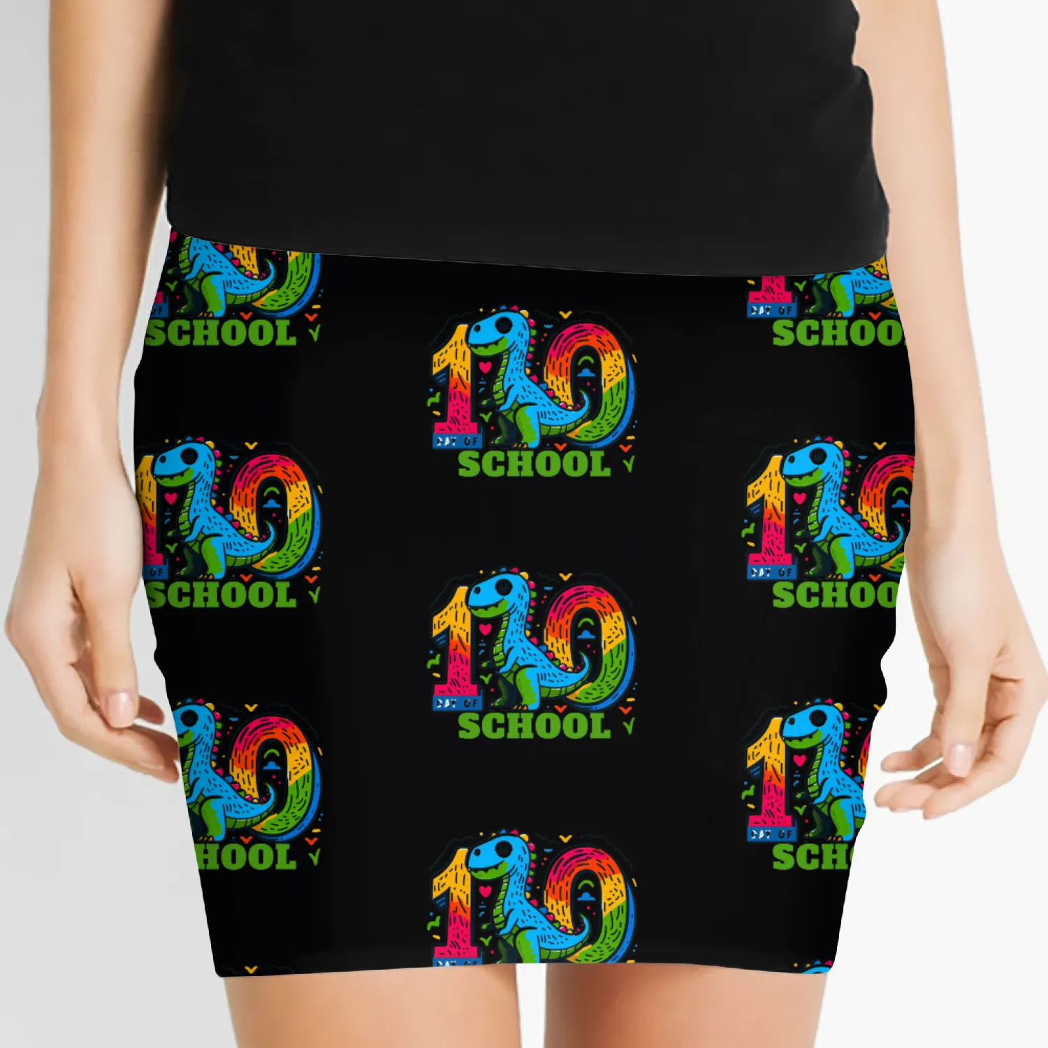 100 Days Of School Women's Mini Skirts
