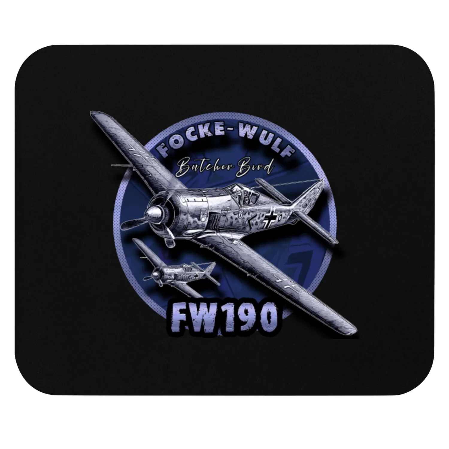 Focke-Wulf Flugzeugbau Fw 190 WW2 German Fighter A Mouse Pads