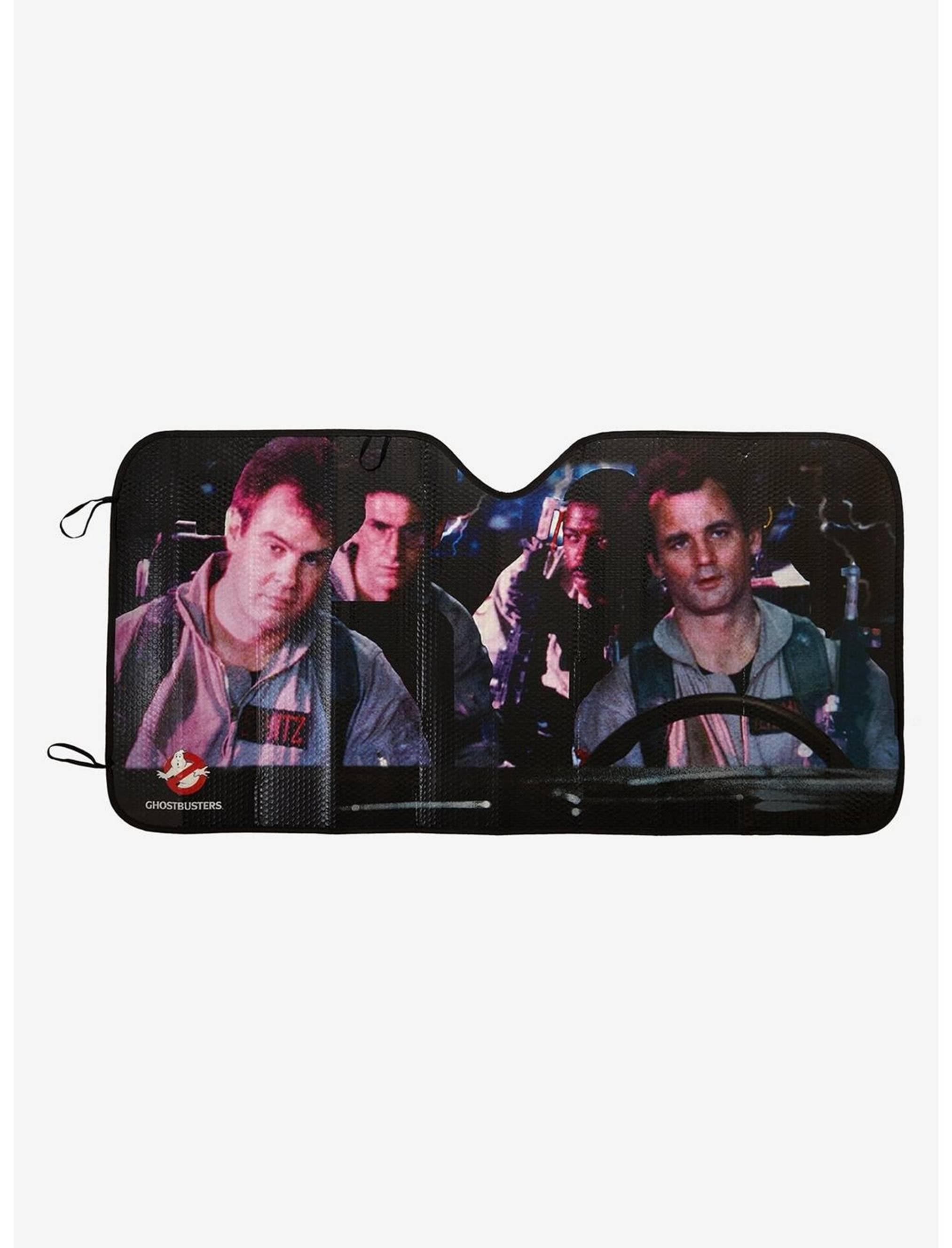 Ghostbusters Ecto-1 Car Sun Shade, 80s Movie Windshield Cover, Retro Comedy Horror Sunshade, Classic Film Fan Car Accessory
