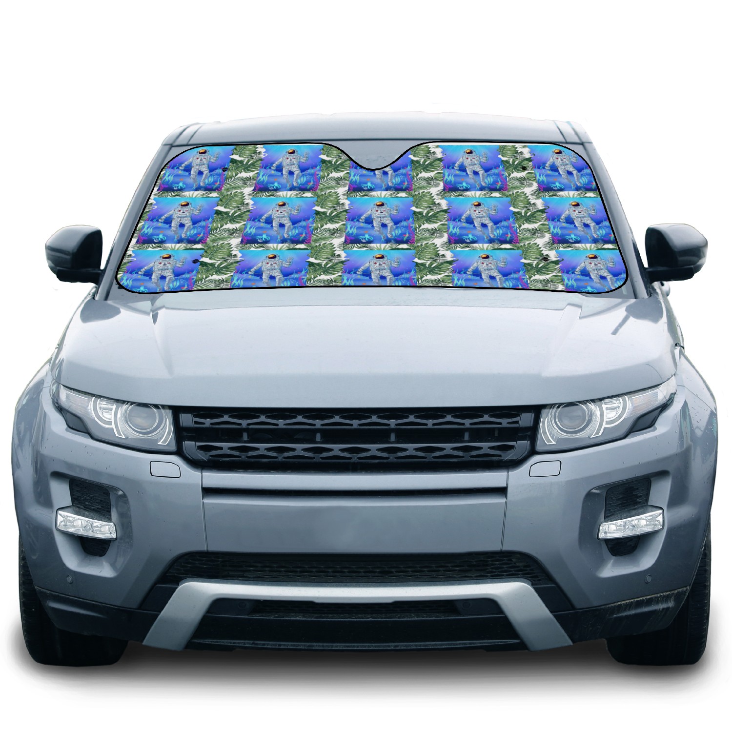 Ocean lover astronaut fantasy design Car Sun Shades