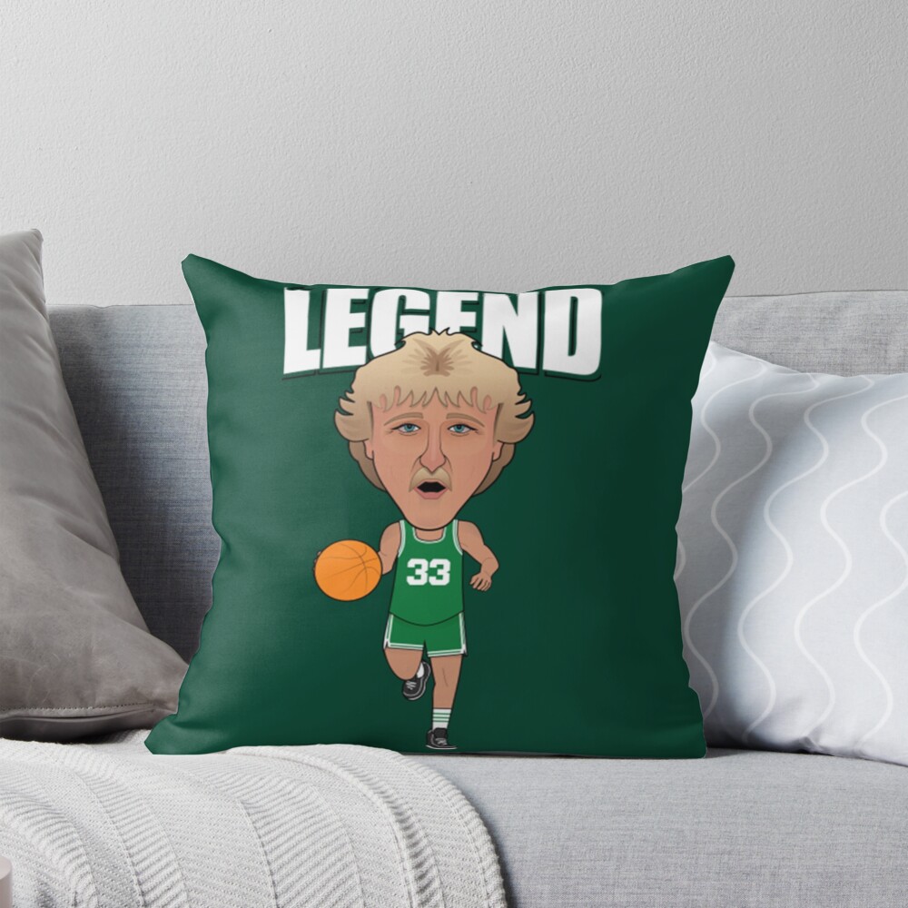 Larry Bird Legend 33 Pillow, Basketball Gift, Gift for Fan