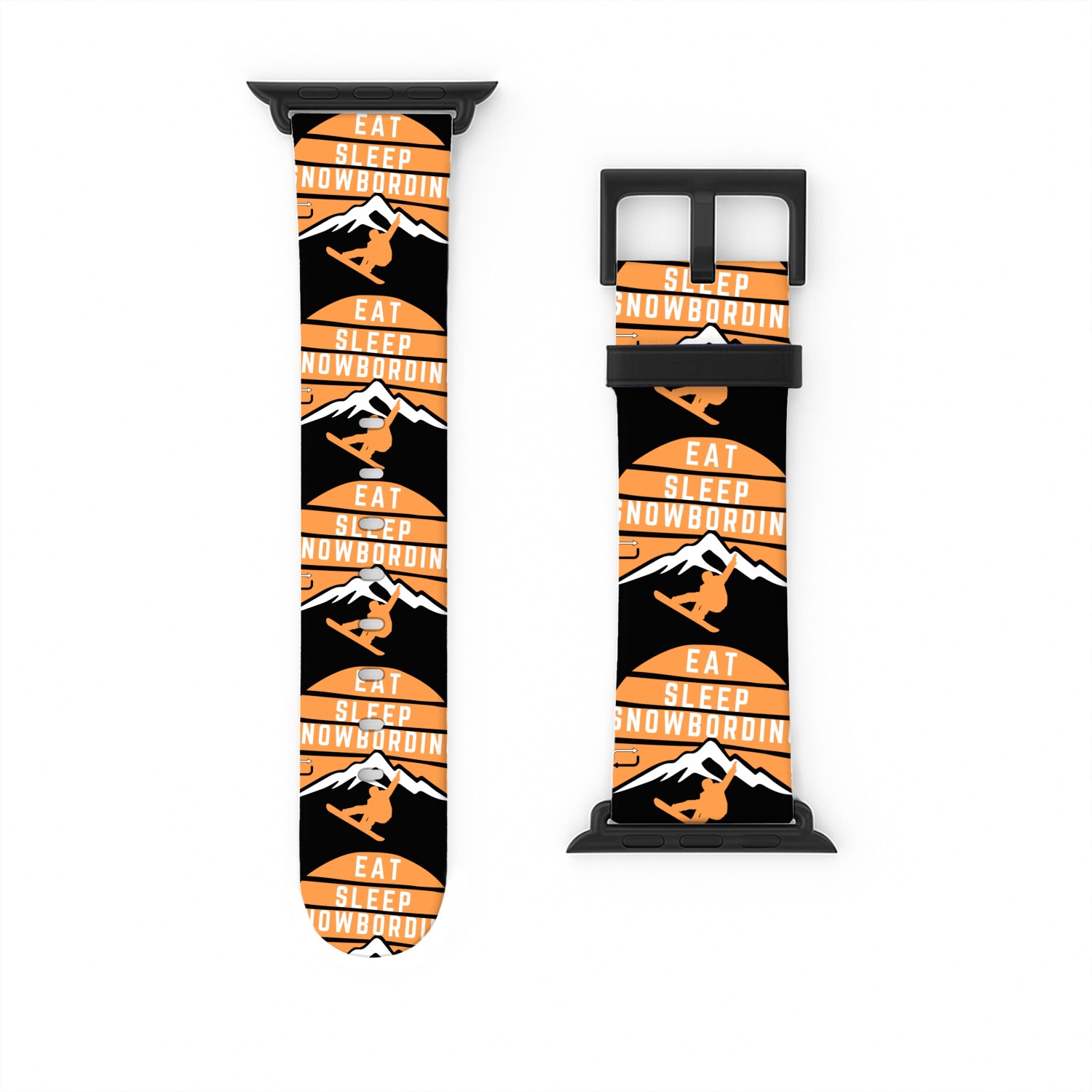 Eat sleep snowboarding repeat Winter sport lover Watch Bands For Apple Watch