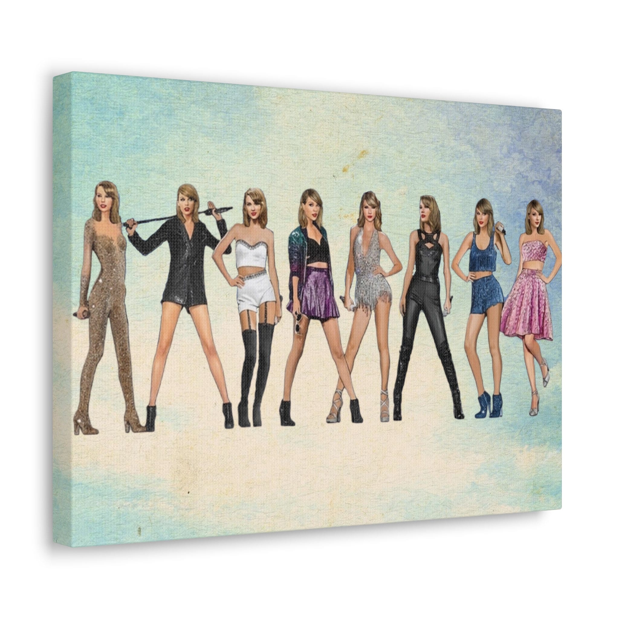Step into 1989 Taylor's Iconic Era: Taylor's 1989 Version Album Art Canvas