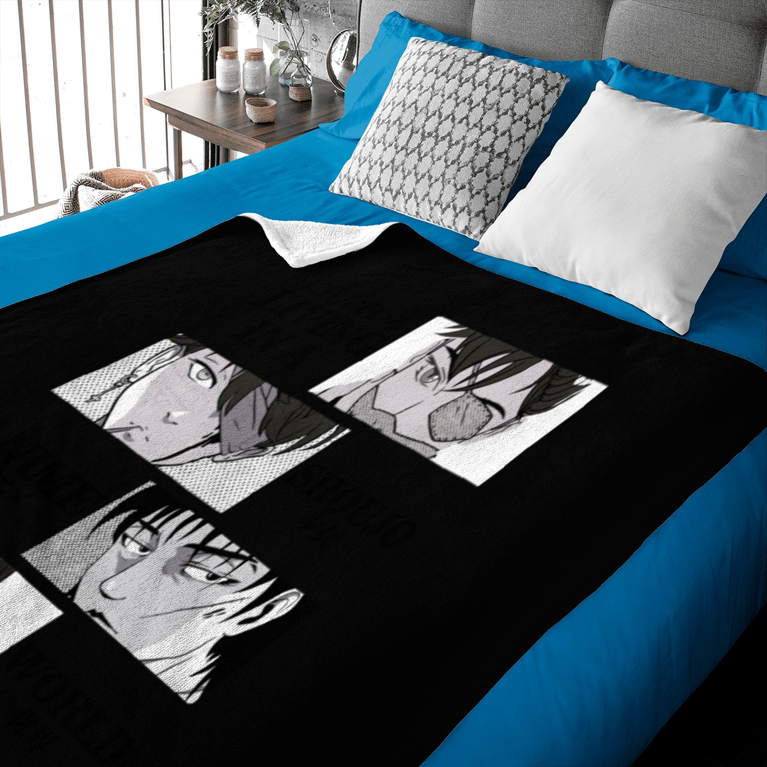 Cute Japanese Shoujo Anime Romance Manga Baby Blankets
