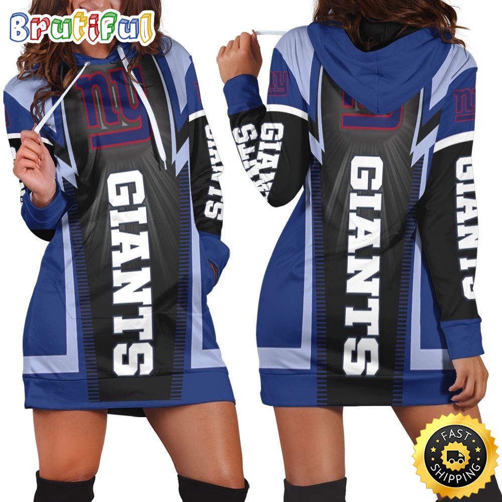 football New York Giants Hoodie Dress Print 3D Hoodie Women For Fans