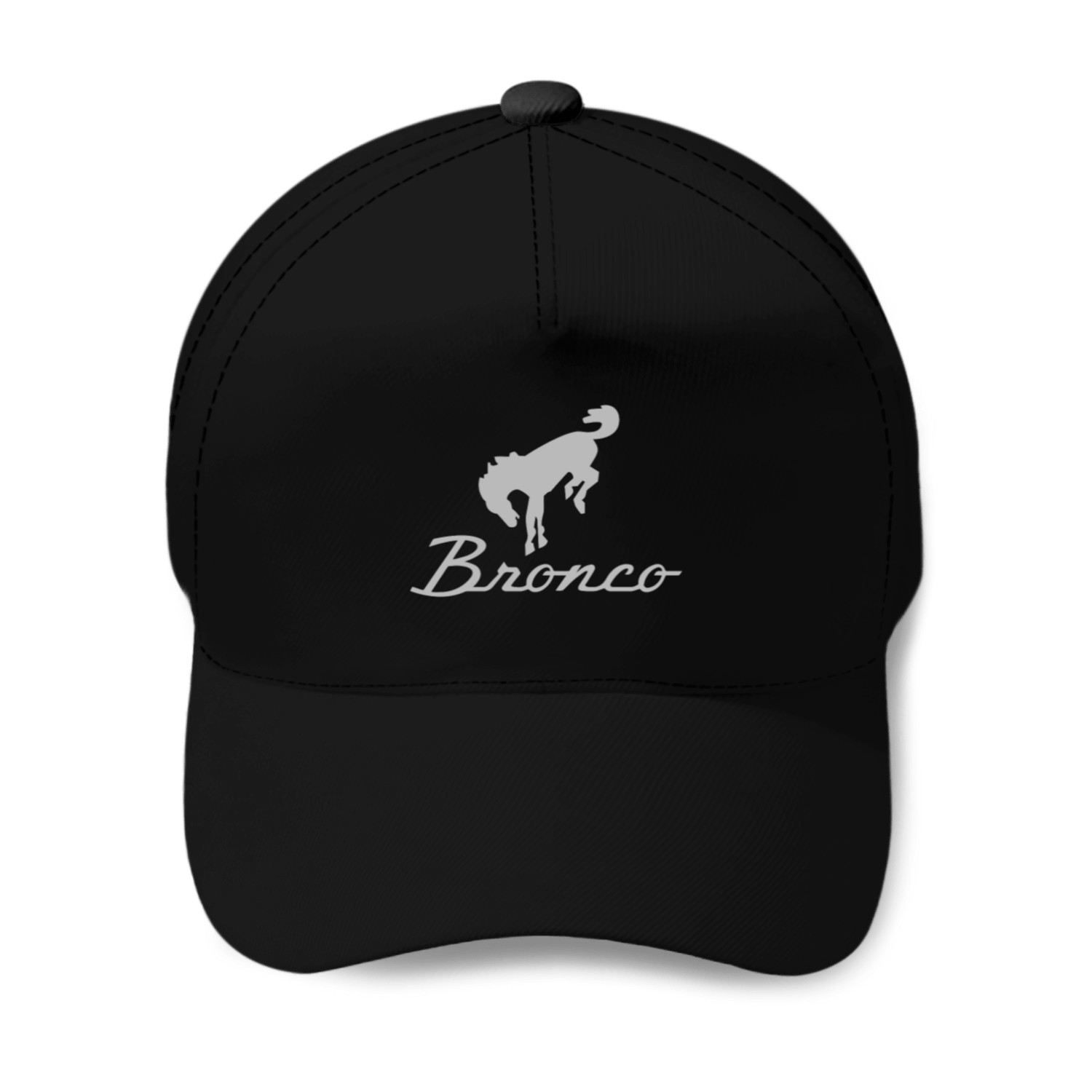 Ford Bronco Gray Logo Gift Baseball Caps