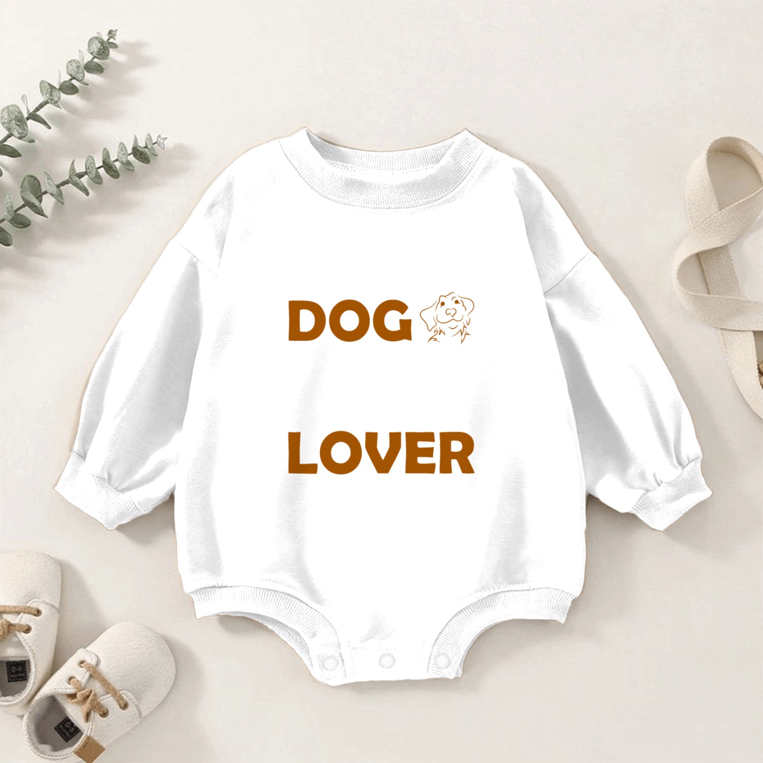 Dog Mother Wine Lover Cute Mom Drinking Gift Baby Romper Sweatshirts