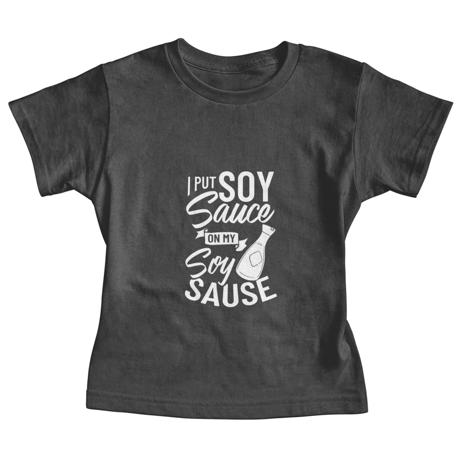 Soy Sauce Japanese Sushi Dark Ramen Noodles Bottle Baby Tees