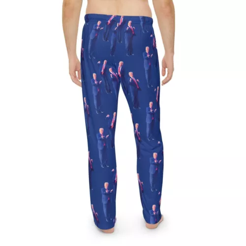 Santa Trump Pajama Pants, Dancing Trump Pajama Pants, Cozy Pants Christmas Gift