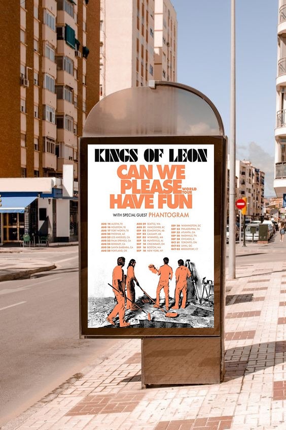 Poster Kings Of Leon World Tour 2024