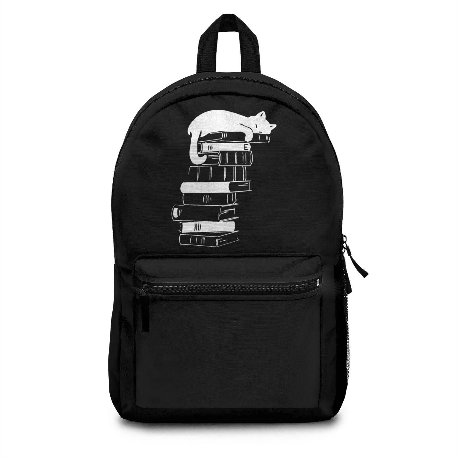 Sleep Cats Book Repeat, Cat Book Lovers Reading Bo Backpacks
