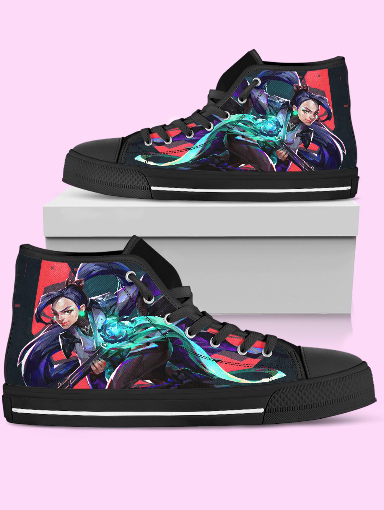 Sage High Top Shoes, Video Game Sneakers for Women, Men
