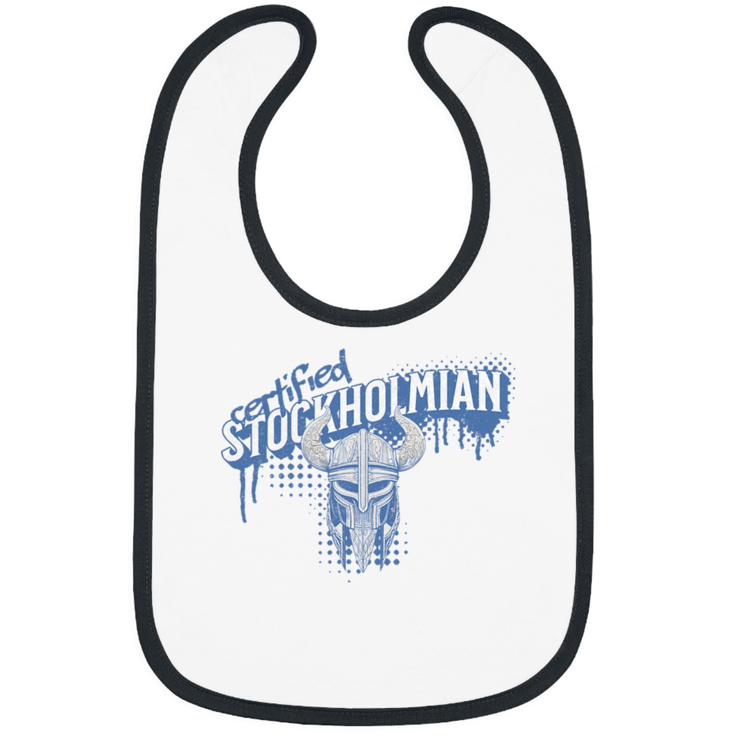 Certified Stockholmian Detailed Viking Helmet Design Bibs