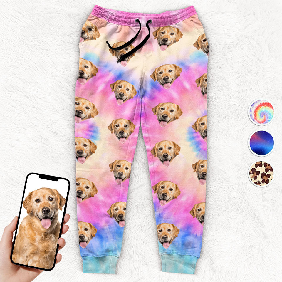 Custom Photo My Dog Thinks I'm Cool - Dog & Cat Personalized Pants - Christmas Gift