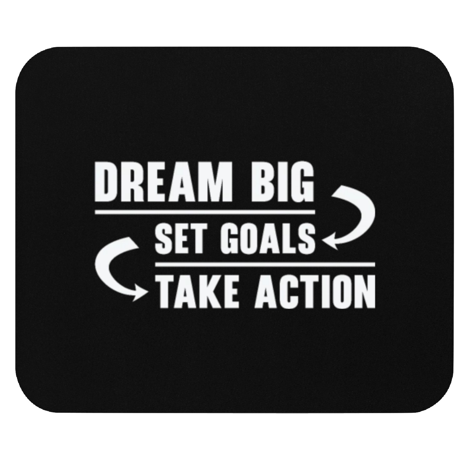 Goal Life Quotes Positive Message Motivational Mouse Pads