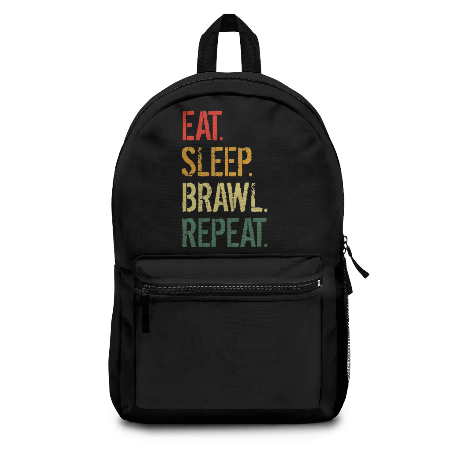 Eat Sleep Brawl Repeat Stars Video Gamer Gaming Backpacks
