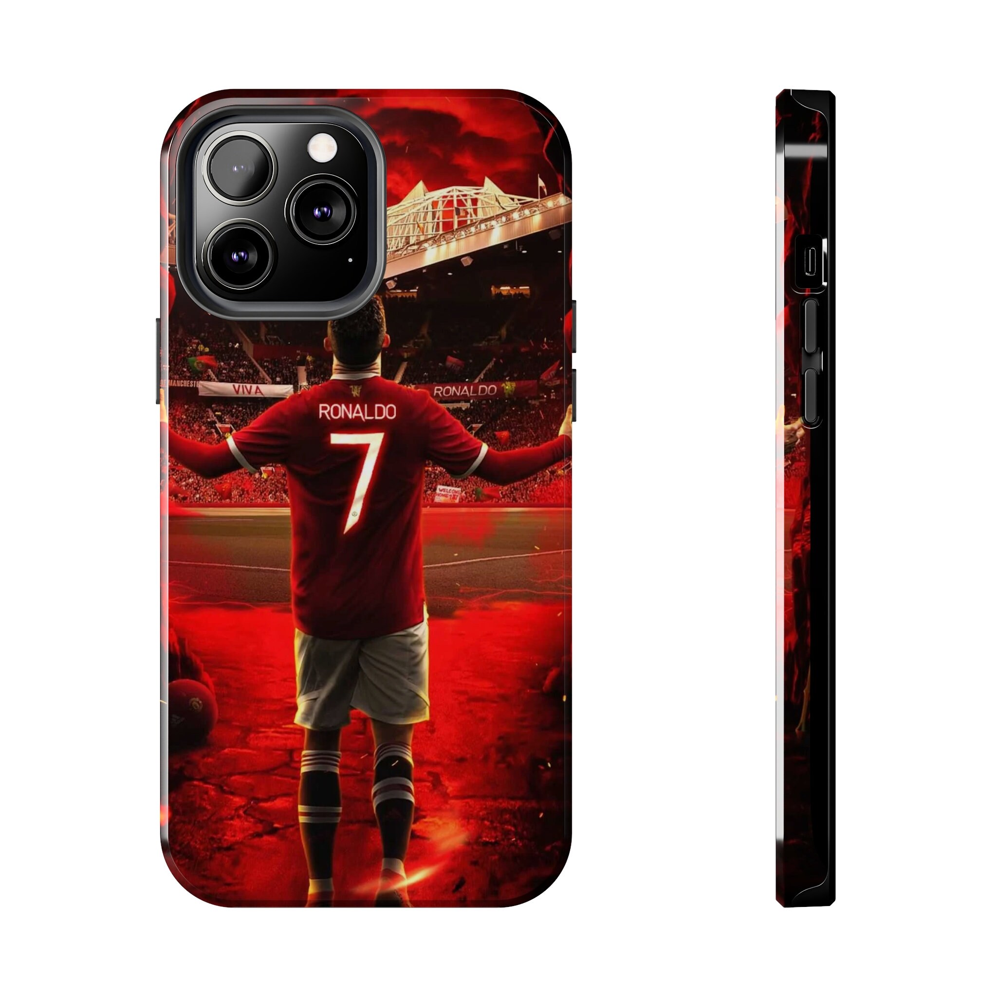 Ronaldo iPhone Case, Durable Soccer Protective Phone Cover