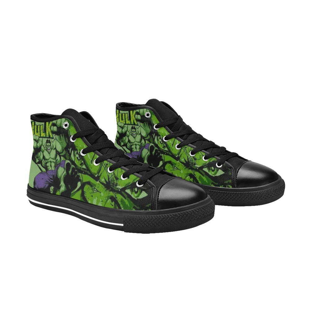 Hulk High top Sneakers, Hulk Canvas Shoes
