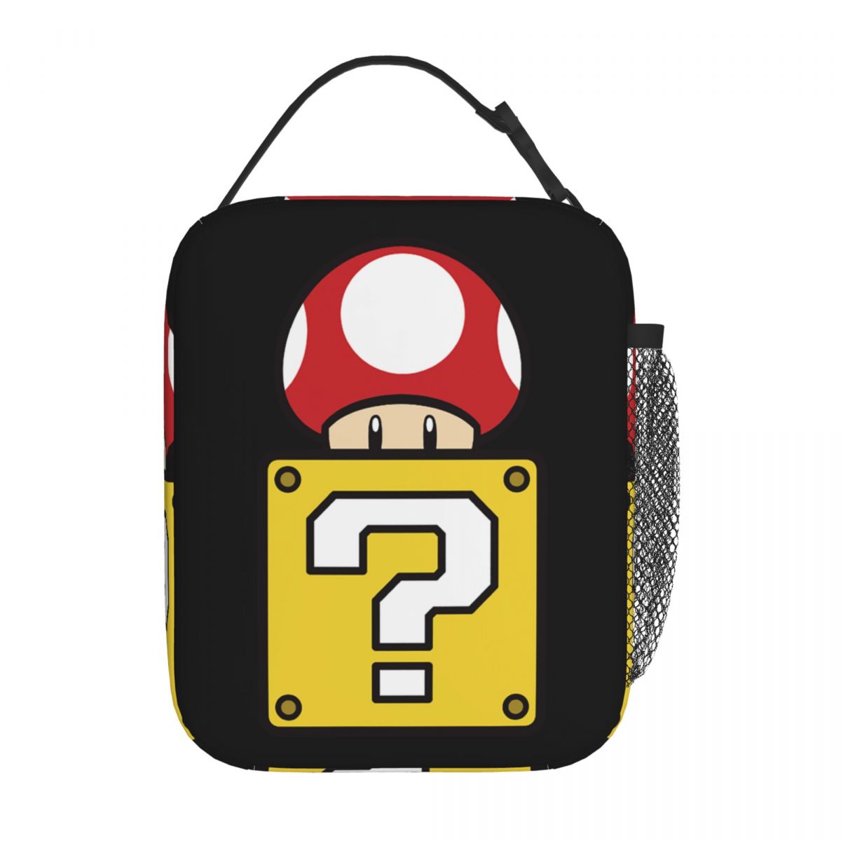 Kids Lunch Bag - Vintage Game Cartoon Insulated Reusable Thermal Tote