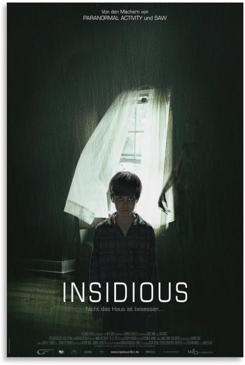 Insidious Canvas Movie Poster Wall Art for Home & Living