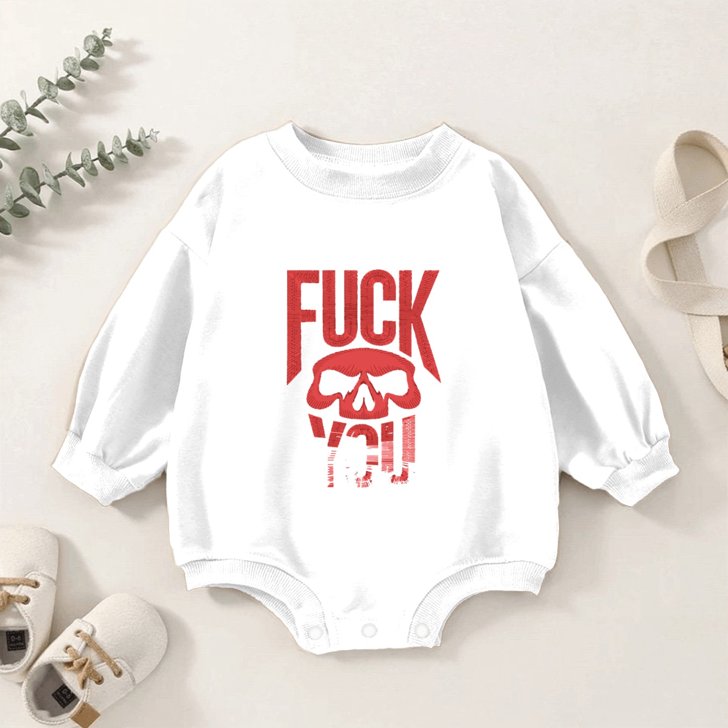 wild Skull Baby Romper Sweatshirts