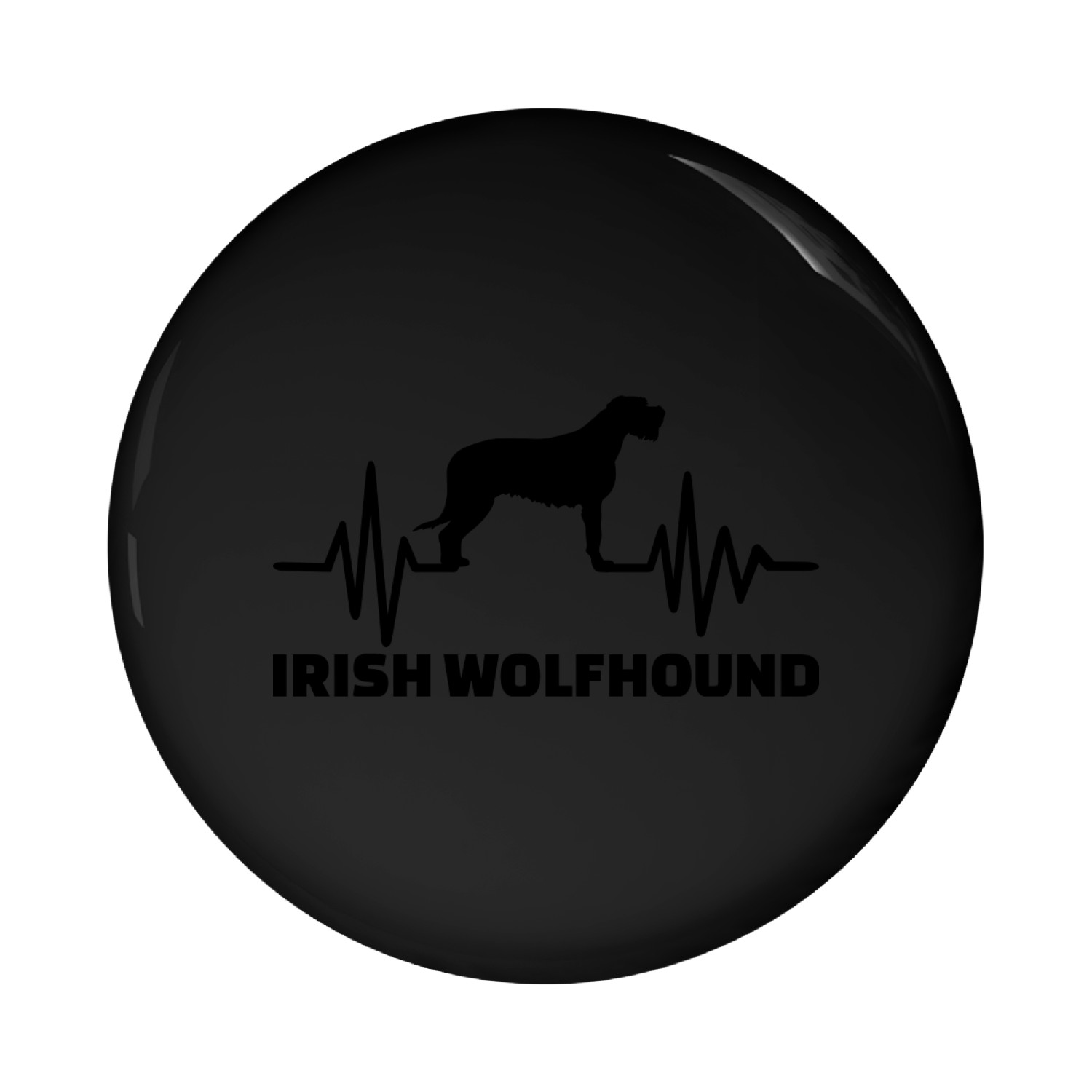 Irish Wolfhound Pin Buttons