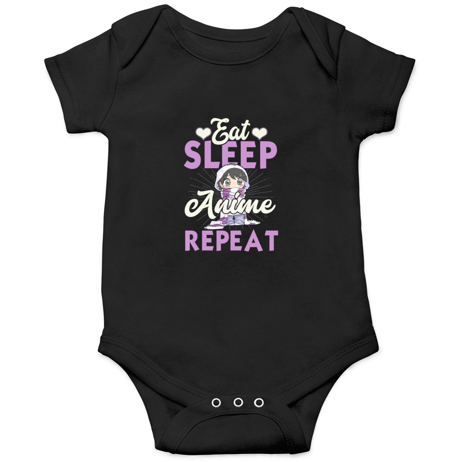 Eat Sleep Anime Repeat Japanese Manga Lover Cospla Onesies