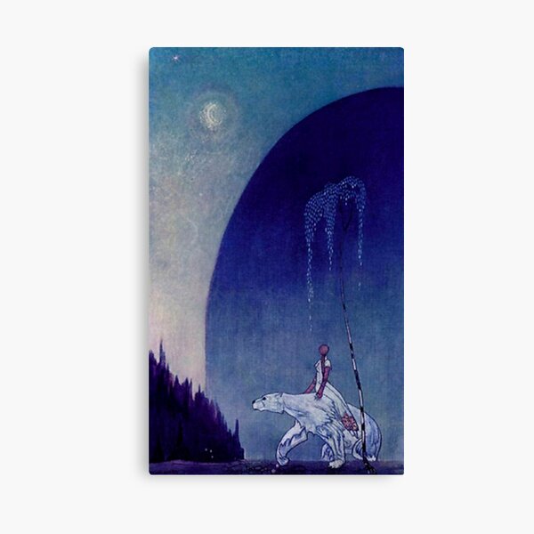 "East of the Sun and West of the Moon" - by Kay Nielsen Canvas
