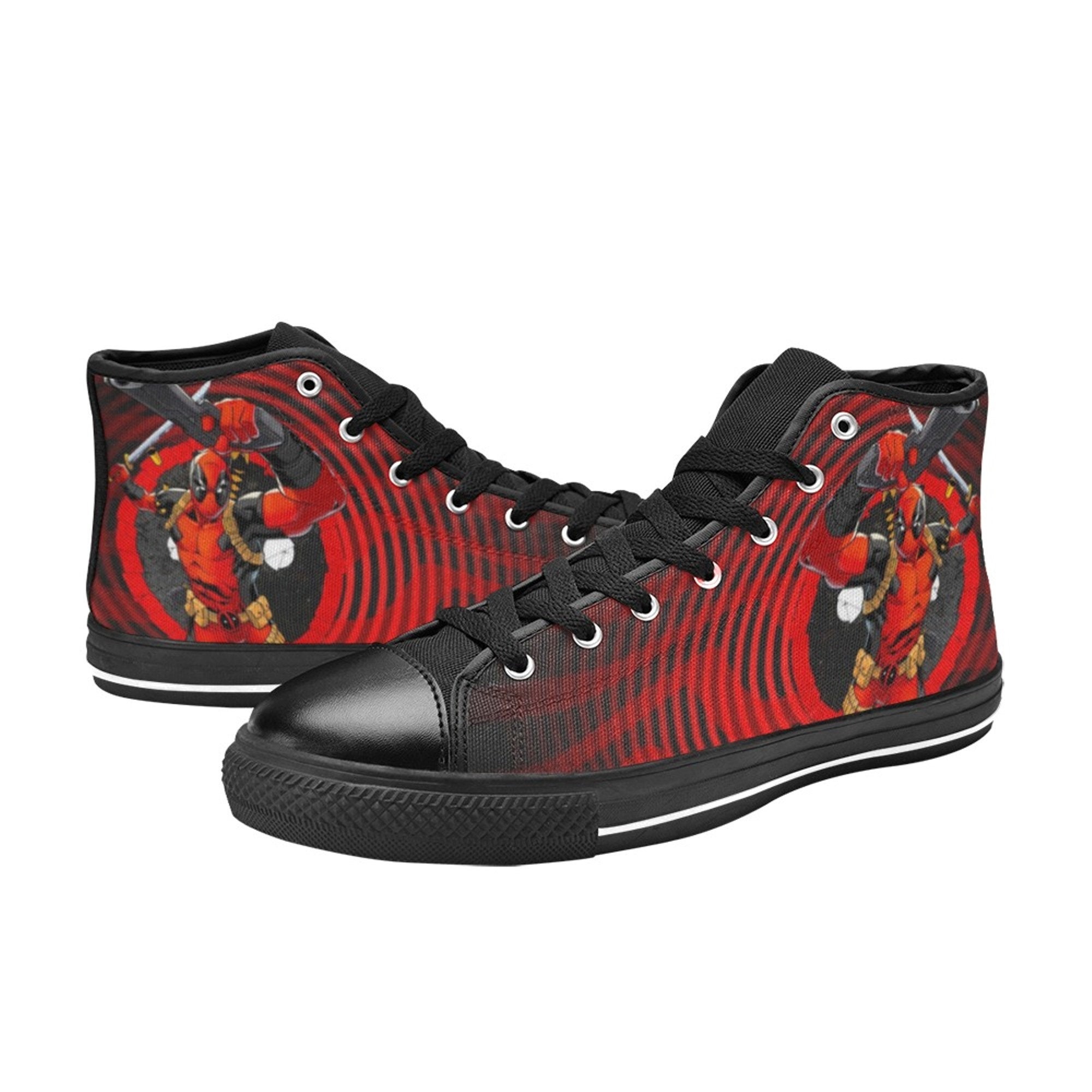 Deadpool High Top Canvas Shoes Sneakers