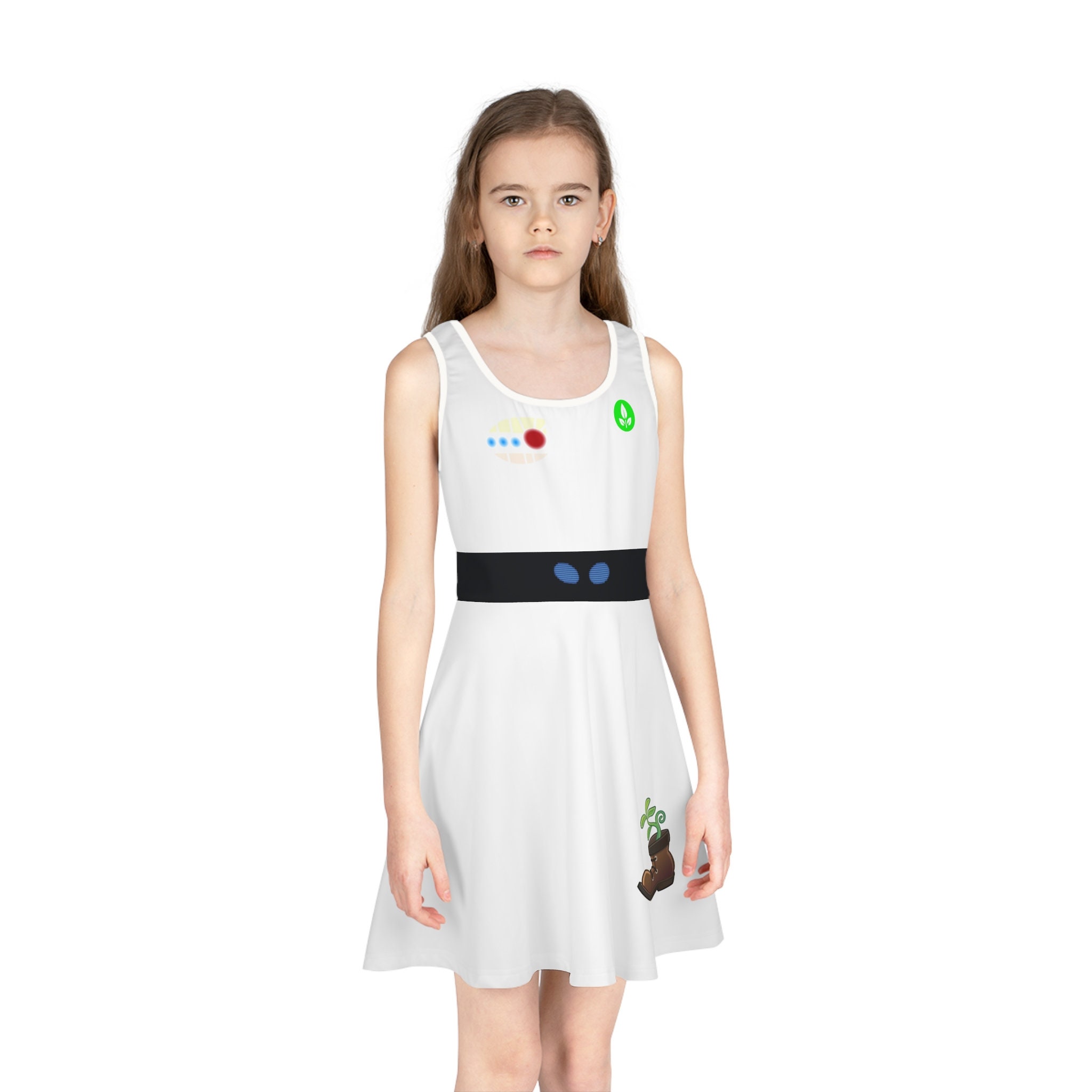 Eve Kids Sleeveless Skater Dress - Sparkling Style for Young Dreamers