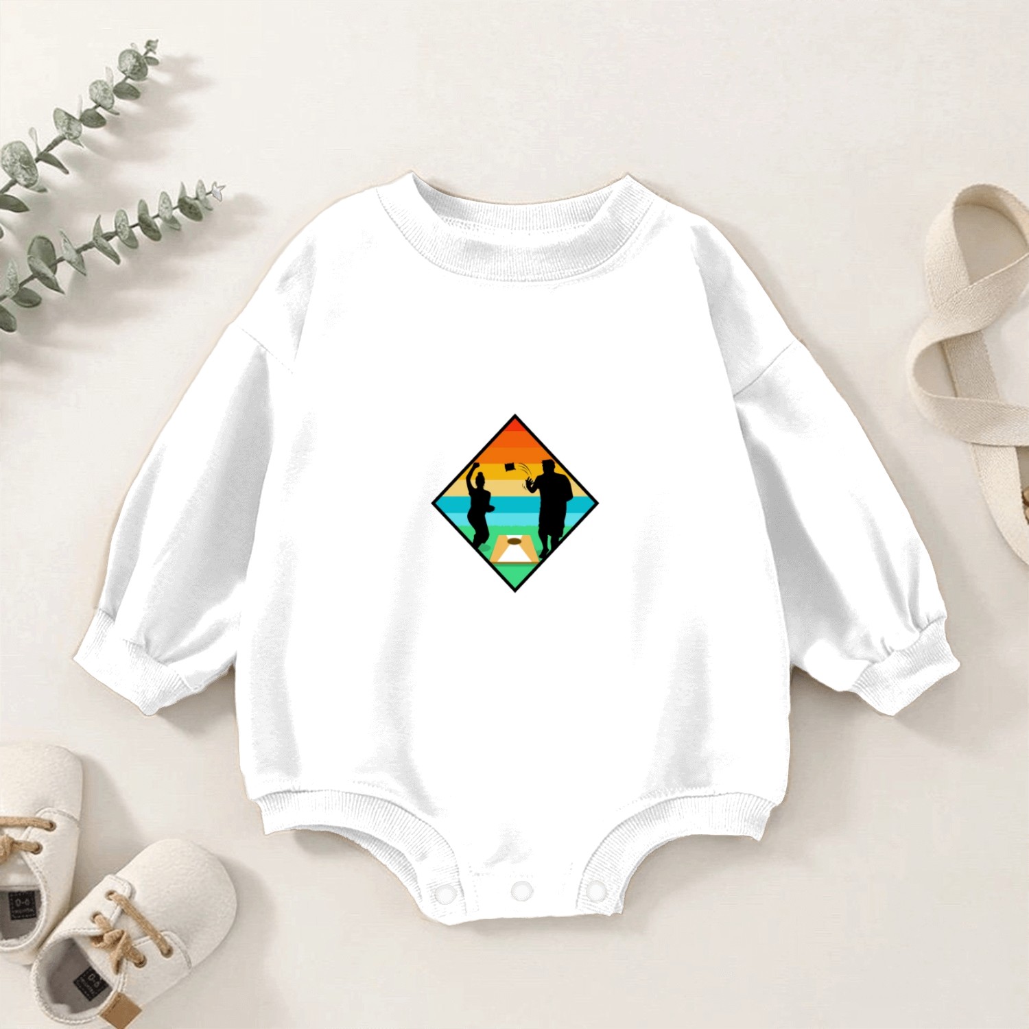 Hitting Holes and Crushing Souls Baby Romper Sweatshirts