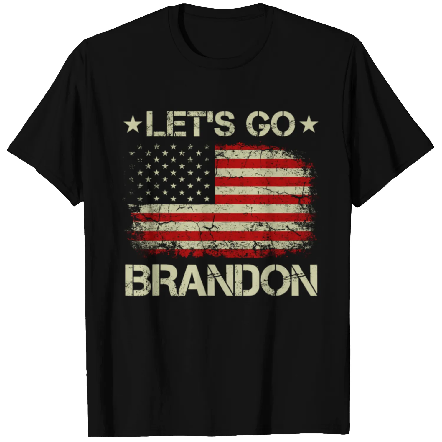 Let’s Go Brandon American Flag Impeach Biden T-Shirt